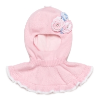 Шлем хлопковый для девочки Chobi sh-1513 цвет розовый