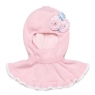 Шлем хлопковый для девочки Chobi sh-1513 цвет розовый