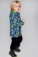 Куртка ветровка PreMont мембранная демисезонная на мальчика цвет синий с салатовым